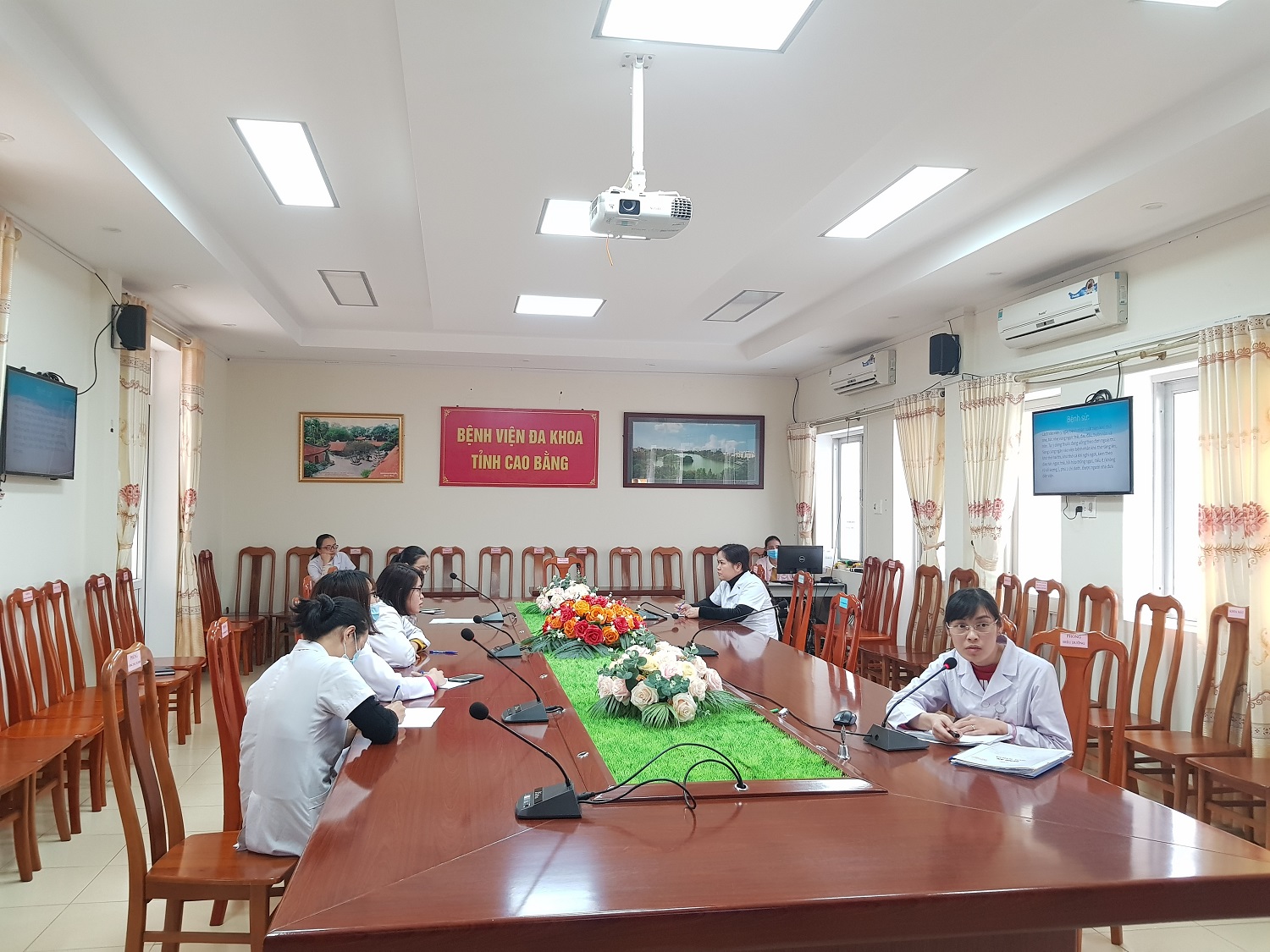 BVĐK tỉnh Cao Bằng tham gia hội chẩn trực tuyến của Bệnh viện Tim Hà Nội