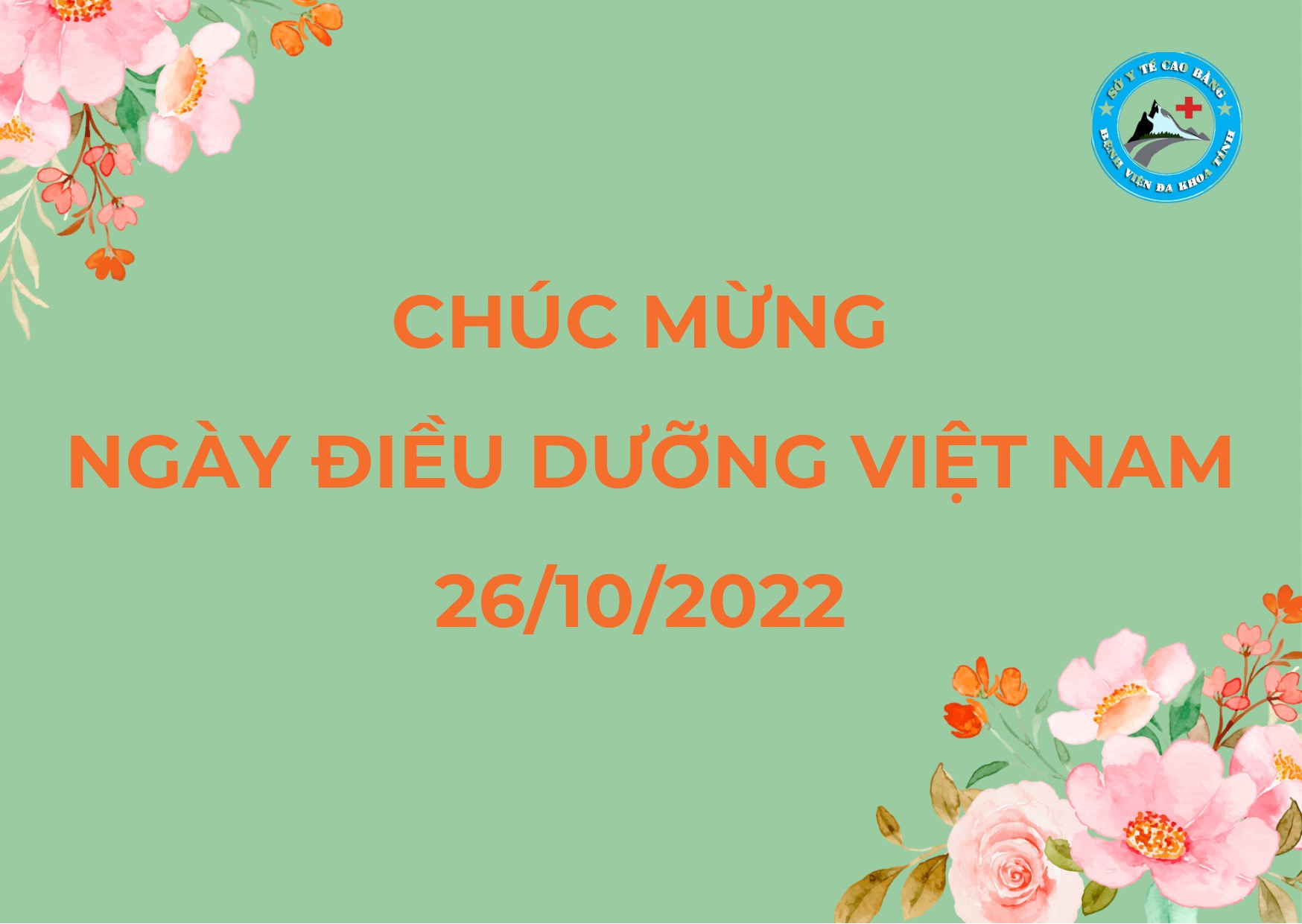 CHÚC MỪNG NGÀY ĐIỀU DƯỠNG VIỆT NAM 26/10.